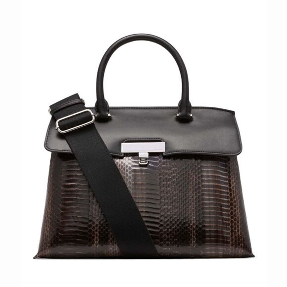 Becky Turnlock Convertible Satchel - Picture 1 of 9